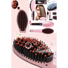 Munico Saç Düzleştirme Tarak LCD Ekran Dijital Fırça Ev Salonu Unisex Şekillendirme Kadın Saç Fırçası