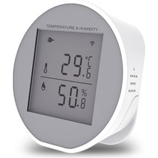 Tuya Akıllı Wifi Sıcaklık ve Nem Sensörü