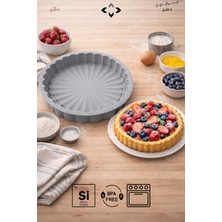 Liground Yuvarlak Silikon Turta Cheesecake Kalıbı | Yapışmaz Esnek Turta Kek Kalıbı | Fırın & Tatlı Kalıbı