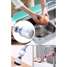 Munico Insan Sağlığı Için Klor Kireç Toksik Atıcı Temizleyici Musluk Başlığı 9 cm Spiral Hortumlu Ayarlı