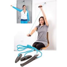 Munico Omuz Makarası Eklem Açısı Fizik Tedavi Direnç Lastiği Pratik Egzersiz Ipi Pilates El Destekli Makara