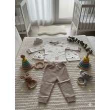 Gmn Collection Geyik Figürlü 4'lü Zıbın Seti Hastane Çıkışı