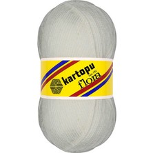Kartopu Flora K010 Patik Ipi Kar Beyaz