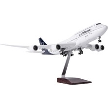 Veronese Lufthansa Boeing 747 Yolcu Uçağı Koleksiyon Uçak 47CM
