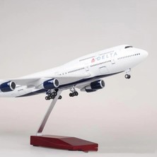 Veronese Delta Air Lines Boeing 747 Yolcu Uçağı Koleksiyon Uçak 47CM