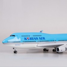 Veronese Korean Air Boeing 747 Yolcu Uçağı Koleksiyon Uçak 47CM