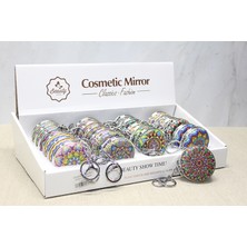 Ttt Taşlı El Aynası Anahtarlık Model 6