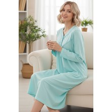 Markalinda %100 Pamuk Büyük Beden Kadın Gecelik 2202