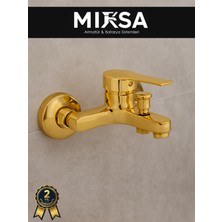 Mixsa Gold Mix Banyo Duş Bataryası Musluğu Garantili, Yerli Üretim