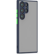 ZM Store Galaxy S23 Ultra Uyumlu Kılıf Parmak Izi Yapmaz Mat Silikon Kapak