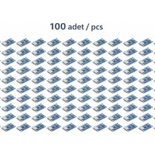 100 ADET | Devremarkt TP4056 Type-C USB Lityum Pil Şarj Modülü – 5V 1A Li-Ion Şarj Kart