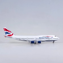 Veronese British Airways Boeing 747 Yolcu Uçağı Koleksiyon Uçak 47CM