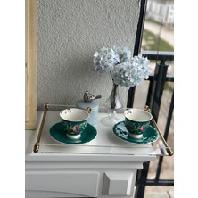 Pleksi Tepsi 4-6 Kişilik Gold