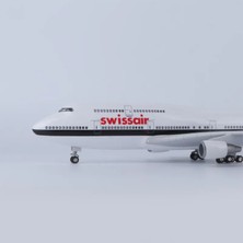 Veronese Swıss Air Boeing 747 Yolcu Uçağı Koleksiyon Uçak 47CM