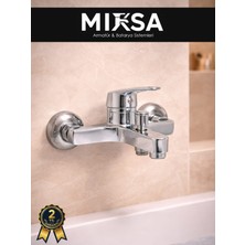 Mixsa Krom Mix Banyo Duş Bataryası Musluğu Garantili, Yerli Üretim
