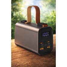 Azurtech Powerbank 30.000 Mah 2x Usb-C+2xusb-A+1xdc Çıkışlı 100W Macbook Laptop Şarj Edilebilir Profesyonel Şarj