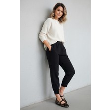 Klay Shoes Kadın Pullu Şık Tokaĺı Rahat Babet