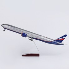 Veronese Aeroflot Boeing 777 Yolcu Uçağı Koleksiyon Uçak 47CM
