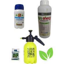 Agro Energy Meyve Sebze Süs Bitkilerinde Etkili Set 250ML Böcek Kurt Sinek Ilacı/1lt Energy Gübre/2lt Pompa