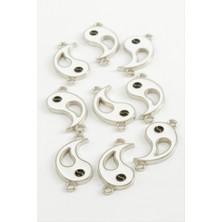 Ieg™ Yin Yang Çift Kulp Mineli Bileklik ve Kolye Ucu Aparatı 1 Adet