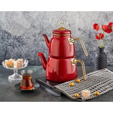 UltraMint Paslanmaz Çaydanlık Seti, Şık ve Dayanıklı, Pratik Kullanım