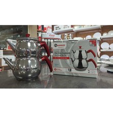 UltraMint Küçük Kırmızı Çaydanlık, Şık ve Kullanışlı Tasarım