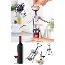 Munico Tüm Alkol Mamullerini Açan Taşınabilir Kaliteli Şarap & Bira Açacak Barmen Garson Krom