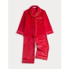 Marks & Spencer Yumuşak Kadife Çocuk Pijama Takımı (1-16 Yaş)