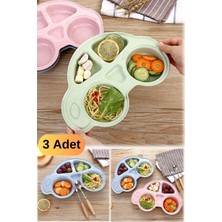 Munico 3 Adet Eğlenceli Iştah Açıcı Mama Tabak Zor Yemek Yiyen Bebekler Için Eğlenceli Mama Tabak