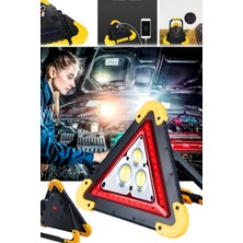 Munico Şarjlı Ledli Reflektör Kamp Araba Acil Durum Lambası 30 W LED 4400 Lityum Şarjlı Pil Çekici Kamp