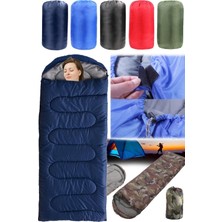 Munico Fermuarlı Açılabilir Battaniye Özellikli Uyku Tulumu Deprem Minderi Çantalı Taşınabilir Kaliteli Pro