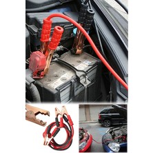 Munico Universal Akü Şarj Kablosu Oto 2.5 Metre Bakır Akü Takviye Cihazı Bakır Kablolu Güçlendirici Ekipman