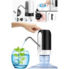 Munico Otomatik Şarjlı Damacana Pompası Otomatik USB Su Damcana Şişelerine Uygun Ledli Tuşlu Damacana Pompa