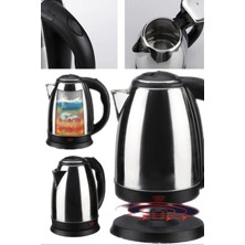 Munico Profesyonel Hızlı Su Isıtıcı & Kettle Ev Ofis Paslanmaz Çelik 1.8 Lt Kaynar Su Çay ve Kahve Yapmak