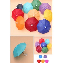 Munico Cam Balkon Teras Tutucu Dekoratif Mini Şemsiye Ev Aksesuarları Renkli Sevimli Mini Şemsiye Duvar