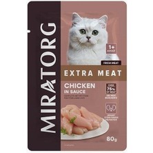 Hepta Collection Miratorg Sterilised Gravy Kısırlaştırılmış Tavuklu Kedi Yaş Maması 80 gr x 24 Adet