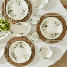Delixa Bella Maison Julia Stoneware 26 Parça 6 Kişilik Kahvaltı Takımı Yeşil