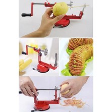 Munico Çok Fonksiyonlu Patates Twister Yapıcı Kolay Cips Yapıcı Patates Kıvırıcı Makine Büfe Restorant Set