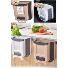 Munico Pratik Duvara Monte Katlanır Çöp Kutusu Mutfak Dolabı Masa Monte Çöp Kutusu Katlanabilir Ofis Mutfak