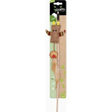 Hepta Collection M-Pets Charmy Bunny Catnipli Kedi Oyuncağı Olta Brown