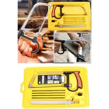 Munico Profesyonel El Sanat Hobi Için 6 Bıçaklı Testere Seti Fonksiyonel Metal Ahşap Testere Seti Plastik