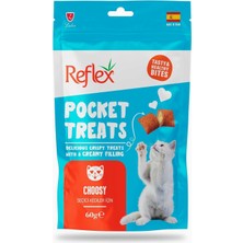 Hepta Collection Pocket Treats Tavuklu Seçici Kediler Için Kedi Ödül Maması 60 gr
