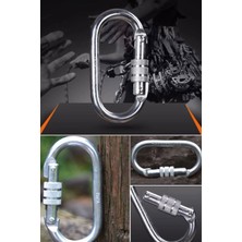 Munico Paslanmaz Çelik Oval Bağlantı Elemanı Ce Belgeli Aparat Deniz Kanca Karabina Zincir Aparatı