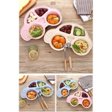 Munico Araba Şeklinde Bebek & Çocuklar Için Kahvaltı Tabağı Mama Tabağı Tablod Eğlenceli Iştah Açıcı Tabak