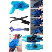 Munico 4 Parça Bisiklet Zincir Dişlisi Pas Sökücü Fırçalı Temizlik Aparatı Koruyucu Bakım Seti Bisiklet Set