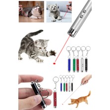 Munico Kedi Köpek Eğlenceli Aliminyum LED Oyuncak Mini Anahtarlık Lazer 3 Fonksiyonlu Kedi Oynatmak Için