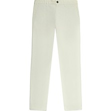 Abdullah Kiğılı Regular Fit Standart Kesim Desenli Likralı Kanvas / Chino Pantolon