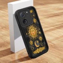 Ucuc Xiaomi Redmi K60 Ultra Uyumlu Silikon Malzeme Darbeye Dayanıklı Siyah Renkli Kılıf Trend Desenleri