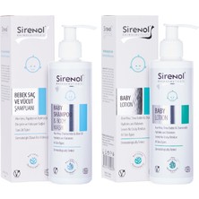 Sirenol  Doğal Bebek Şampuanı + Losyonu Set 2X250 ml
