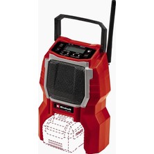 Delixa Akülü Radyo Tc-Ra 18 Li Bt - Solo Power X-Change (Li-Ion, 18 V, 10 W Hoparlör, Bluetooth, Otomatik K